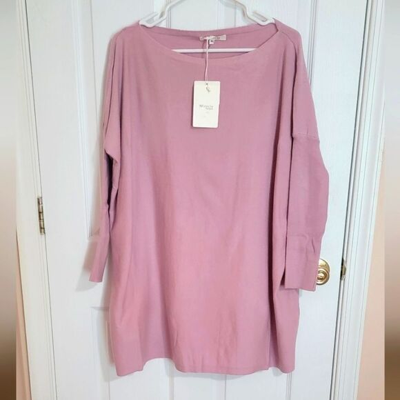 Miracle Tops - Boutquie Brand Miracle Pink Oversized Sweater M/L